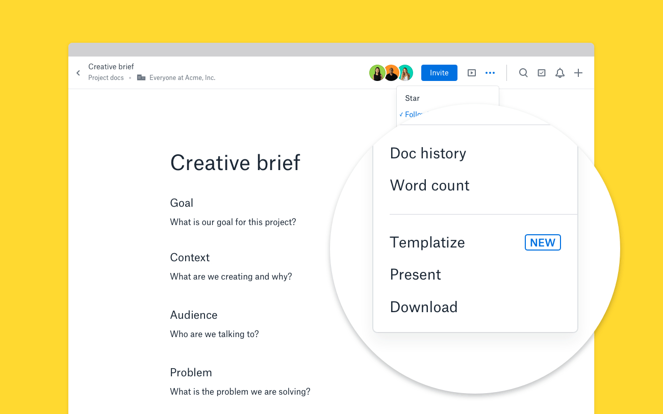 Save Time And Effort Creating Your Own Dropbox Paper with regard to measurements 1300 X 813