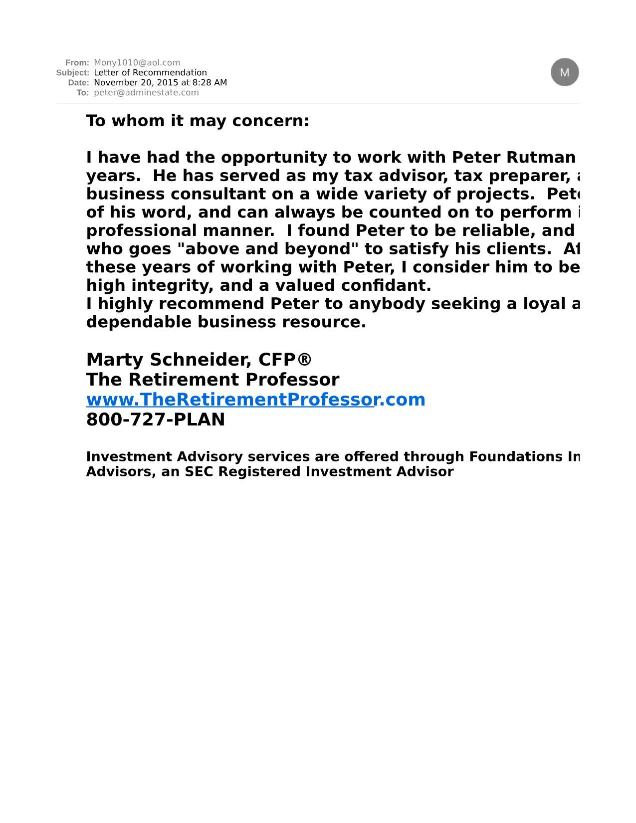 Schneider Letter Of Recommendation Pdf The Rutman Corporation within proportions 1275 X 1650