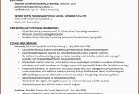 School Counselor Resume Sample 2019 Cv Examples 2020 with size 1239 X 1600