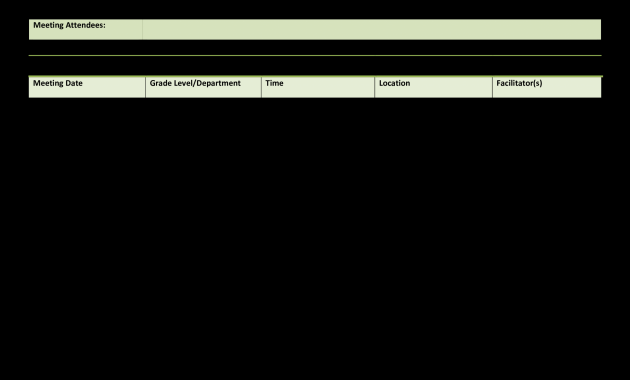 School Department Meeting Agenda Templates At within sizing 3300 X 2550