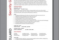 Security Guard Cv Sample Operations Management Resume with sizing 1462 X 1961