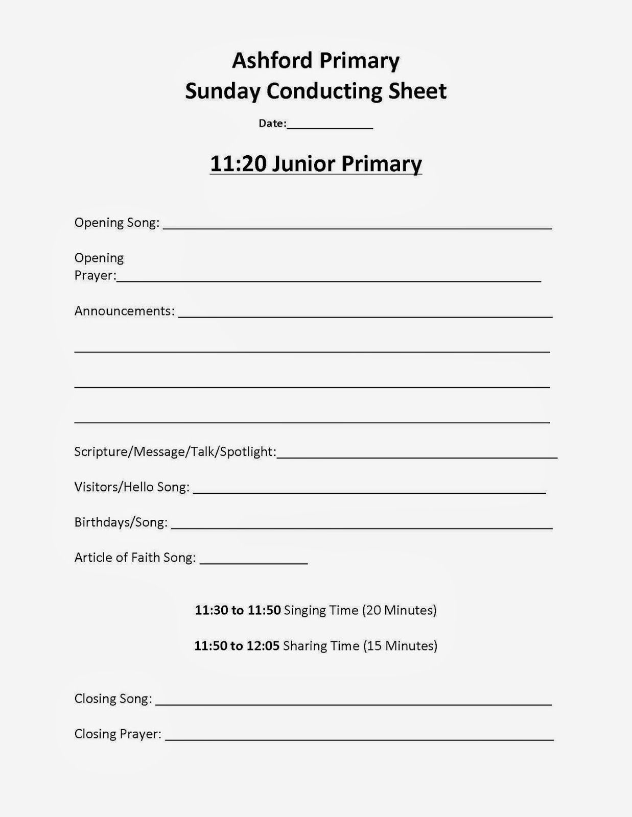 Sharing Time Agenda Lds Primary Lds Primary Sharing Time with measurements 1237 X 1600