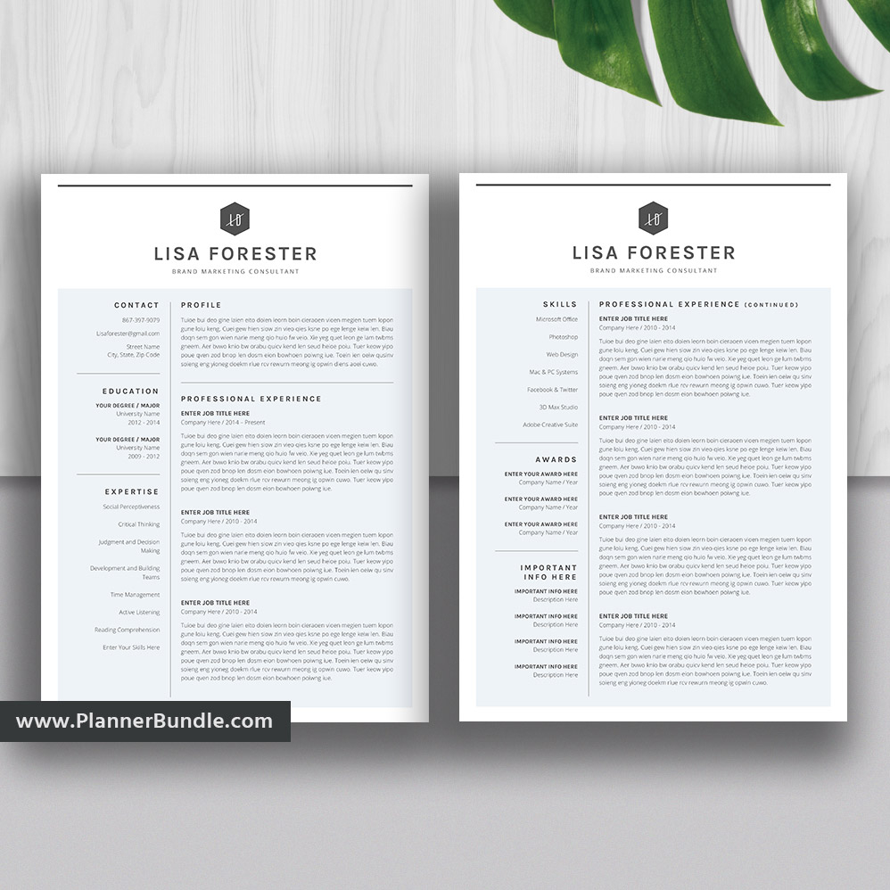 Simple And Unique Resume Template Word Resume Modern Cv Template Job Resume Creative And Professional Resume Design Cover Letter Instant intended for proportions 998 X 998