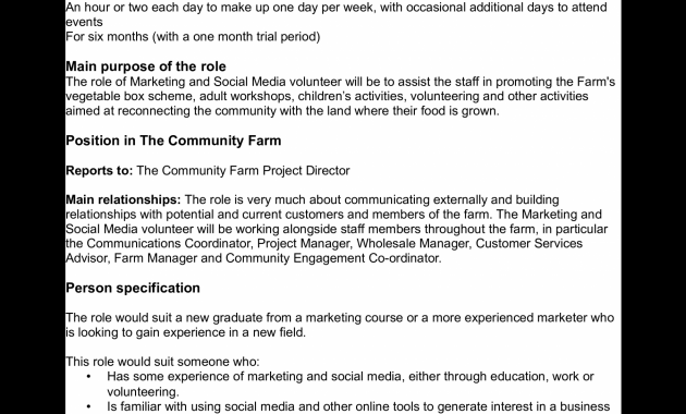 Social Media Volunteer Job Description Templates At for sizing 2479 X 3508