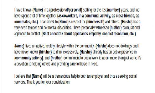 Social Work Recommendation Letter From Employer Akali inside sizing 600 X 730