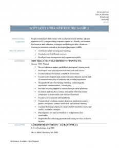 Soft Skills Trainer Resume Samples And Job Description in measurements 2550 X 3300