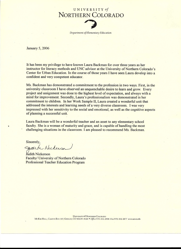 Special Education Teacher Letter Of Recommendation Sample pertaining to size 728 X 1003