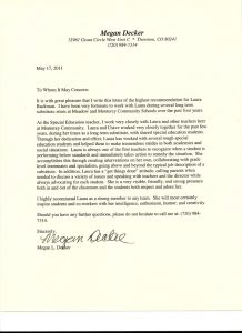 Special Education Teacher Letter Of Recommendation Sample throughout dimensions 728 X 1003