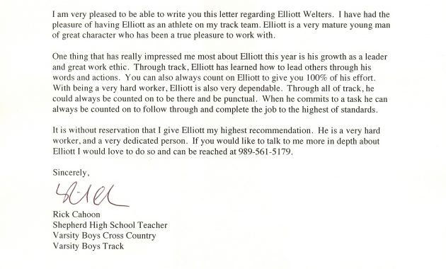 Sports Letter Of Recommendation Sample Enom with regard to size 1631 X 2256