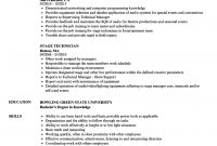 Stage Technician Resume Samples Velvet Jobs throughout sizing 860 X 1240
