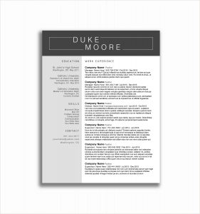 Standard Cv Format Pdf For Job In 2020 Best Resume intended for dimensions 2246 X 2400