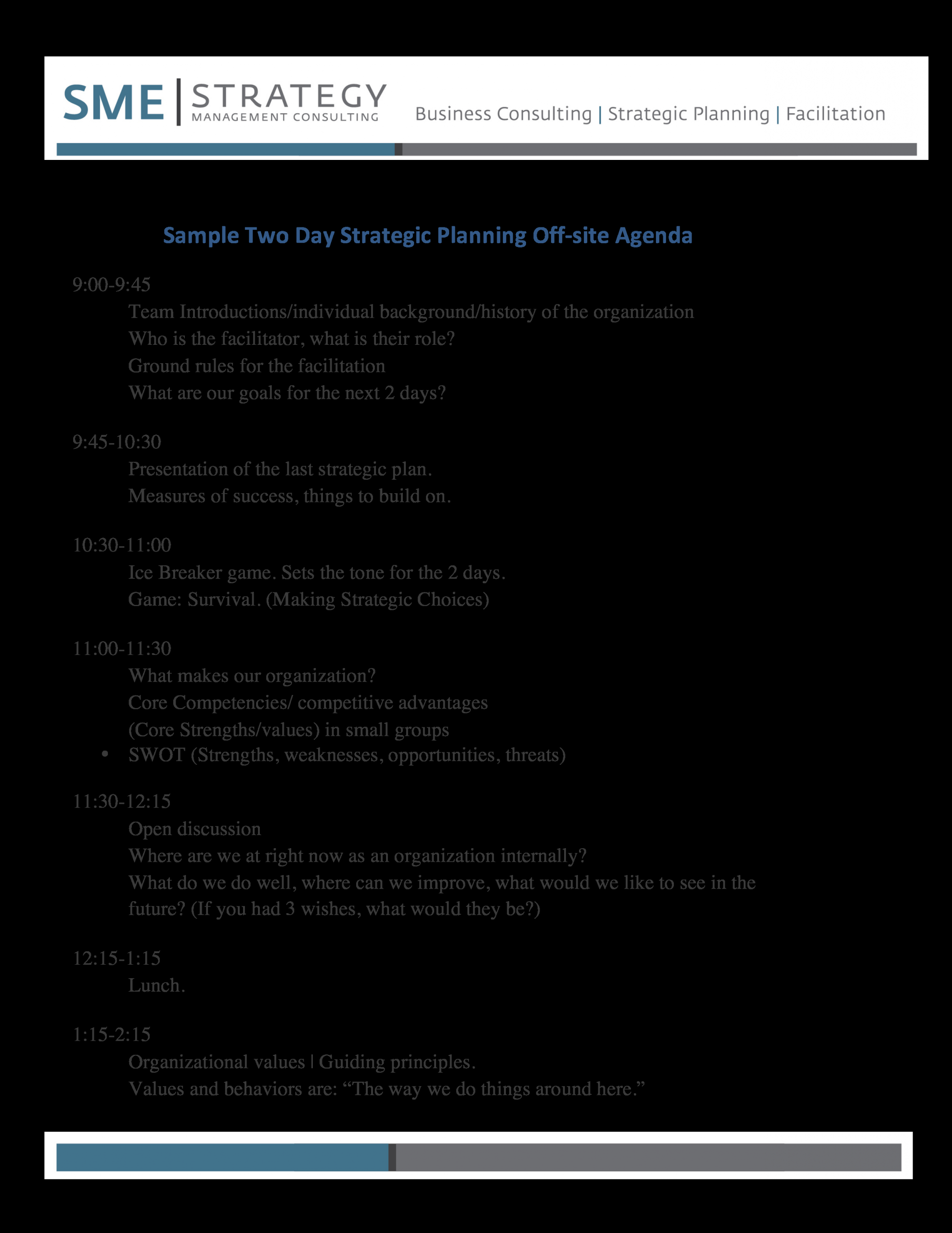 Strategic Planning Agenda Templates At regarding sizing 2550 X 3300