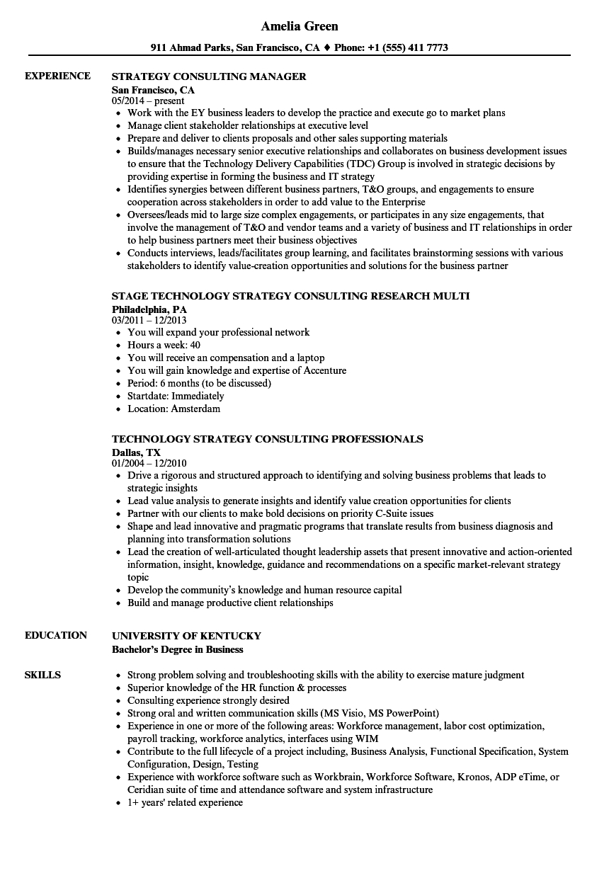 Strategy Consulting Resume Samples Velvet Jobs throughout sizing 860 X 1240