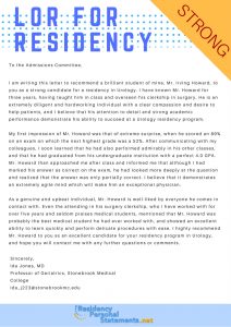 Strong Letter Of Recommendation For Residency Debandje within proportions 794 X 1123