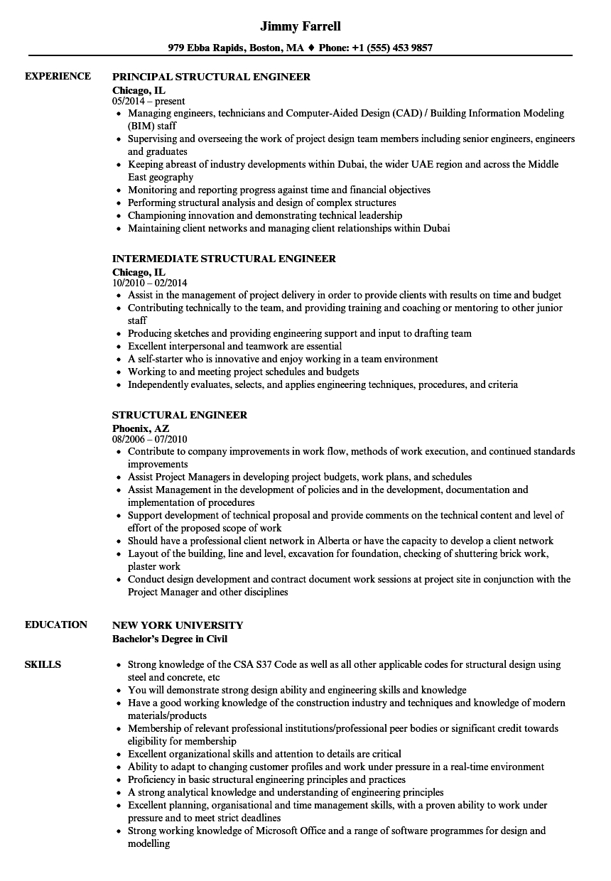 Structural Engineering Resume Debandje intended for proportions 860 X 1240
