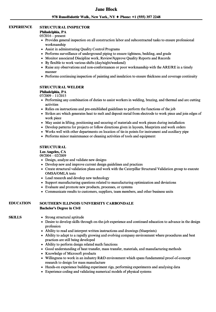 Structural Resume Samples Velvet Jobs intended for proportions 860 X 1240