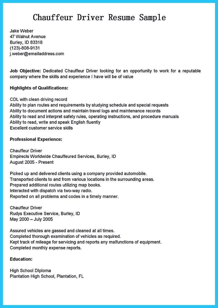 Stunning Bus Driver Resume To Gain The Serious Bus Driver intended for measurements 848 X 1200