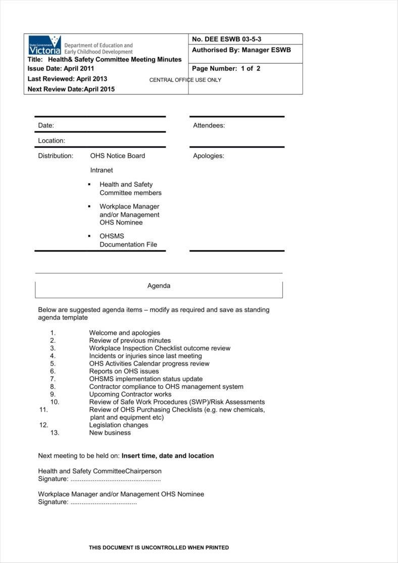 Summary Meeting Template Katera for sizing 788 X 1115