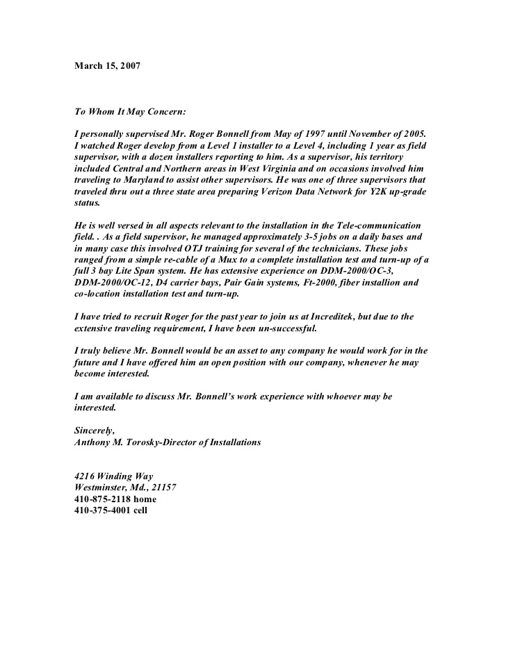 Supervisor Reference Letter Debandje intended for size 728 X 943