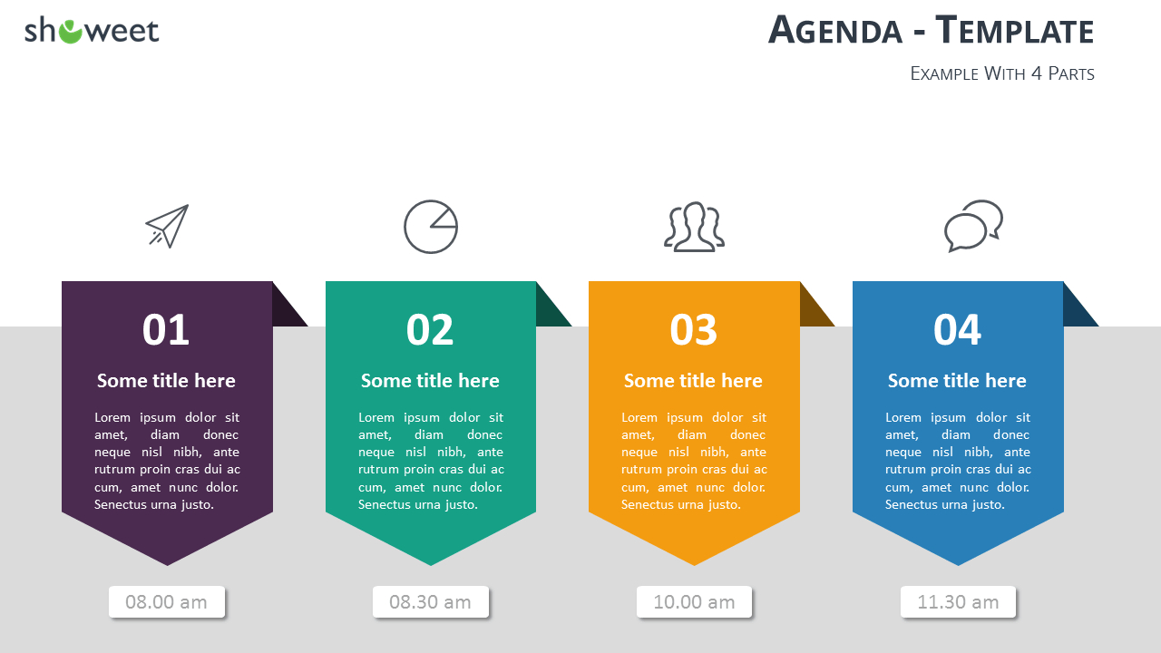 Table Of Content Free Powerpoint Template with regard to size 1280 X 720