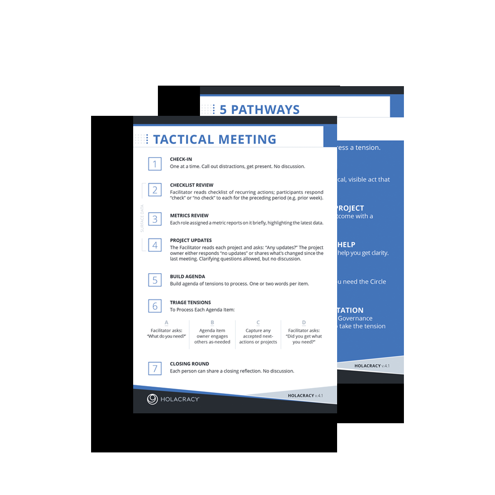 Tactical Meetings Holacracy pertaining to measurements 1000 X 1000