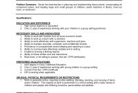 Teacher Assistant Sample Resume Sample Resume Of Teachers in dimensions 1275 X 1650