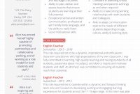 Teacher Cv Template For A Teachingeducation Role Ms Word for dimensions 800 X 1132