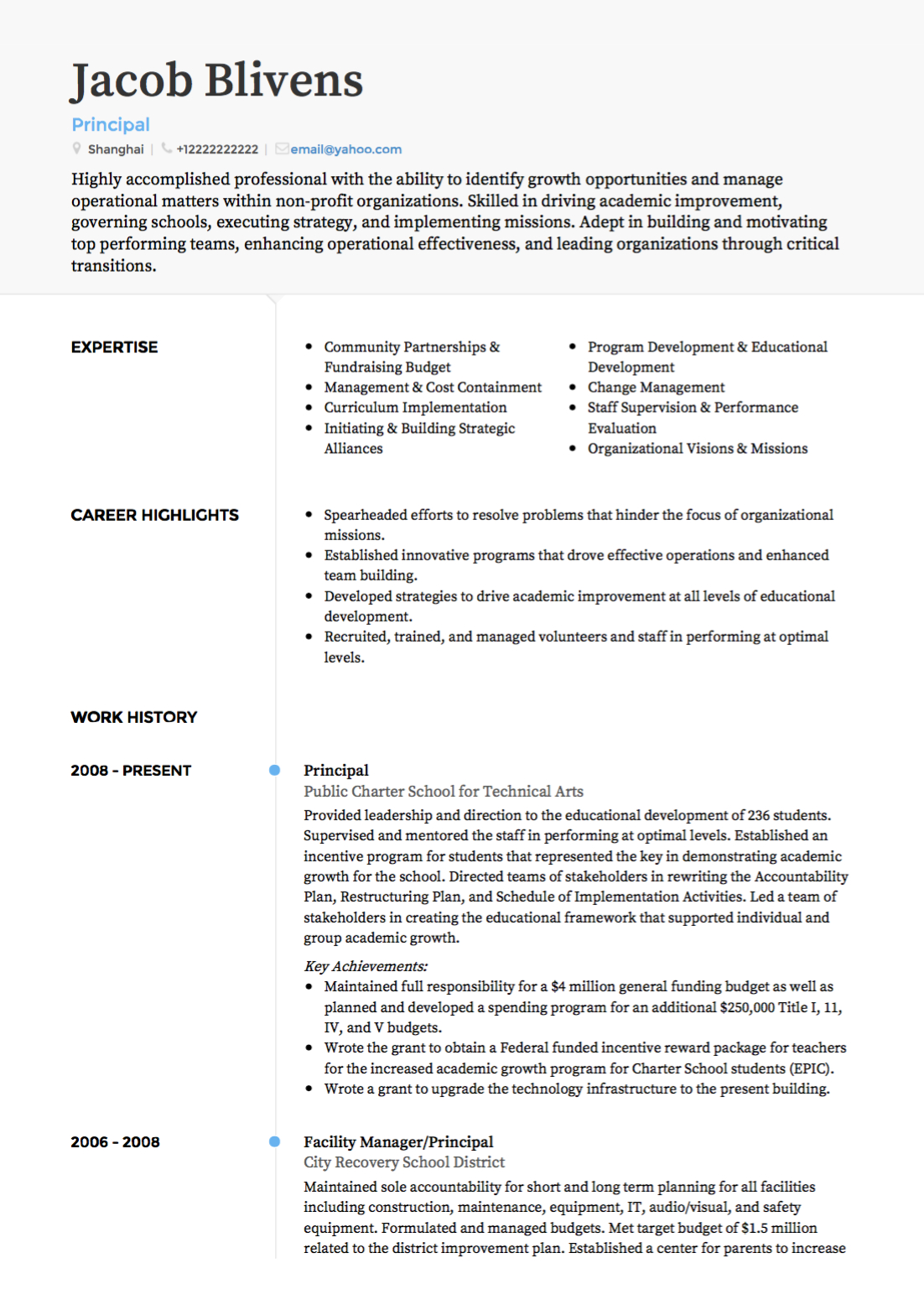 Teacher Cv Templates Debandje for dimensions 1102 X 1562