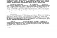 Teacher Recommendation Letter A Letter Of Recommendation with proportions 1275 X 1650