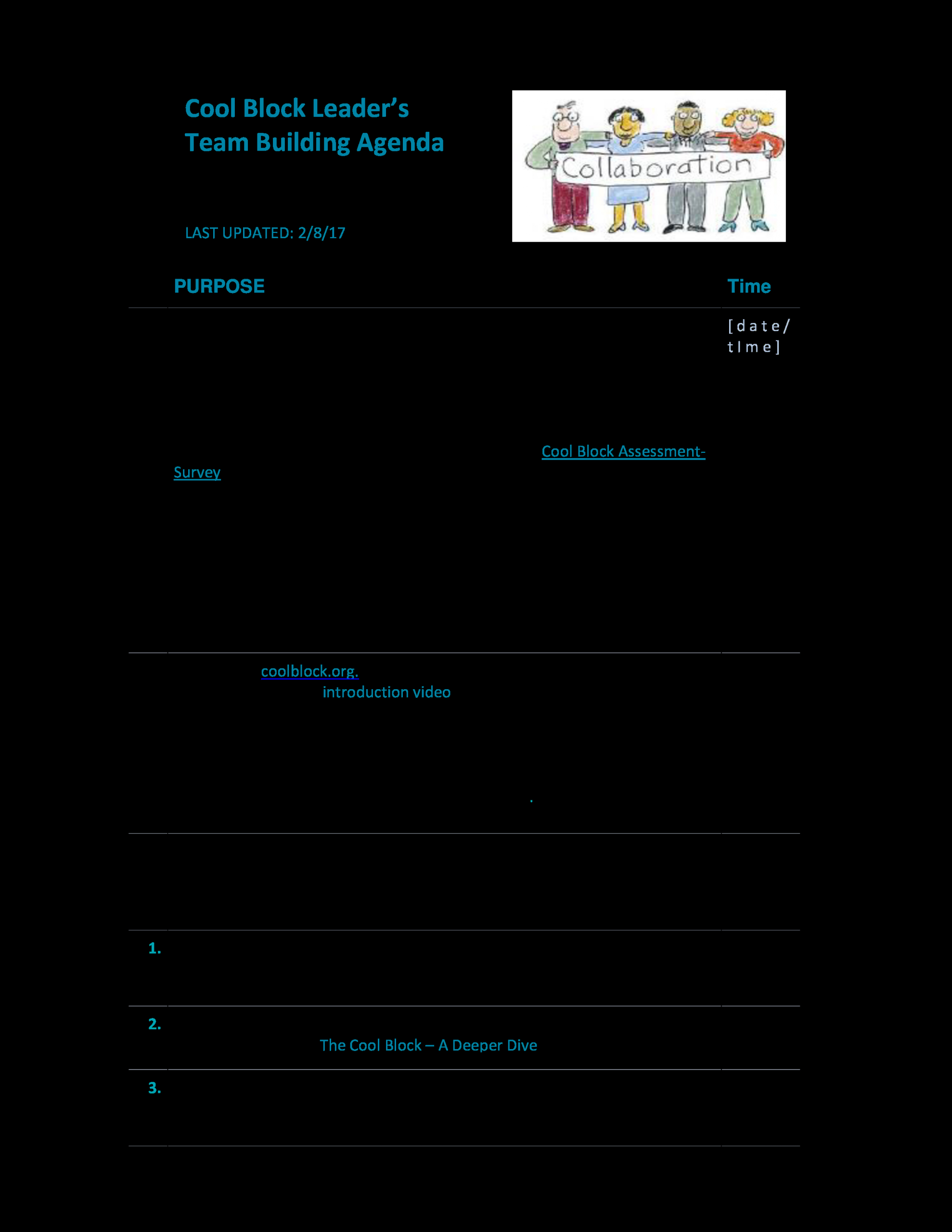 Team Building Agenda Schedule Templates At inside proportions 2550 X 3300