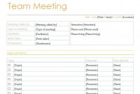 Team Meeting Agenda Team Meeting Agenda Template regarding proportions 1024 X 776