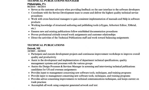 Technical Publications Resume Samples Velvet Jobs for proportions 860 X 1240