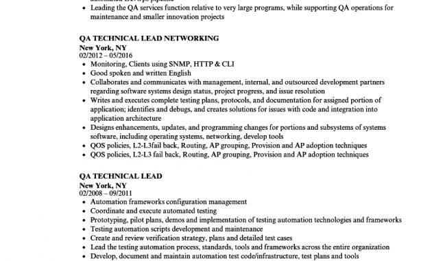 Technical Qa Resume Samples Velvet Jobs inside size 860 X 1240