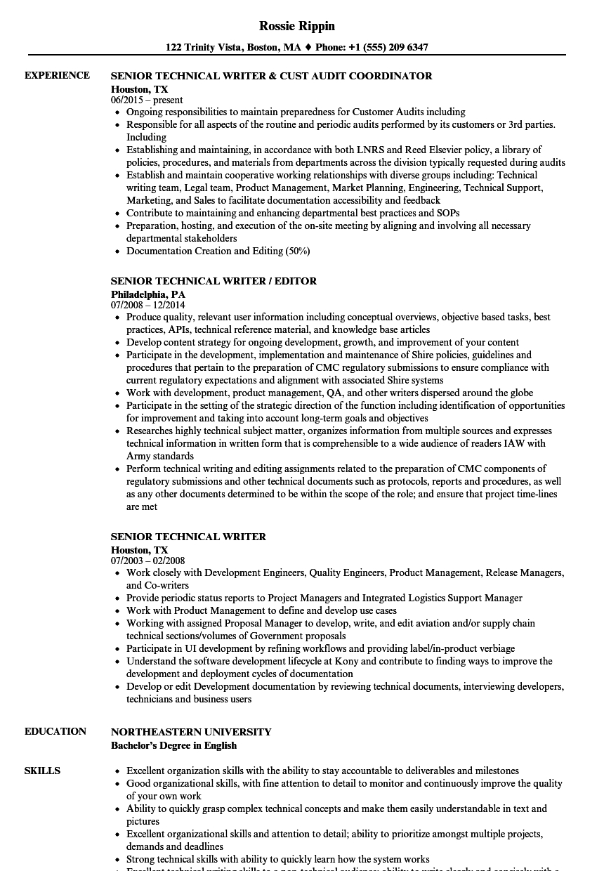 Technical Writer Sample Resumes Debandje throughout dimensions 860 X 1240