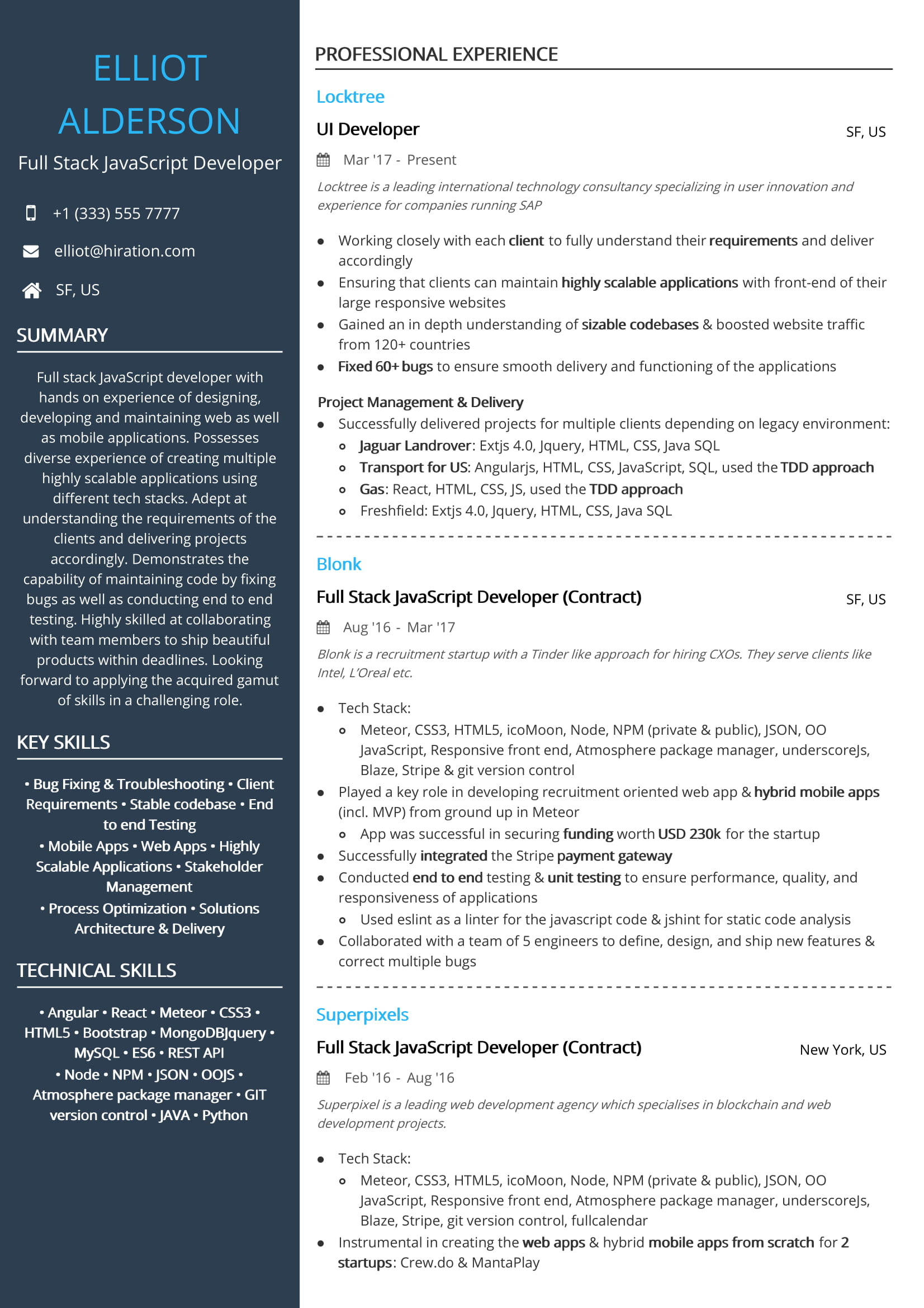 Technology Resume Examples Resume Samples 2020 with measurements 1653 X 2339