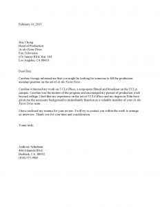 Television Entry Level Referral Cover Letter Cover Letter inside sizing 1200 X 1553