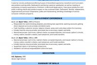 Teller Resume With No Experience Sample Resume Bank Teller in dimensions 1275 X 1650