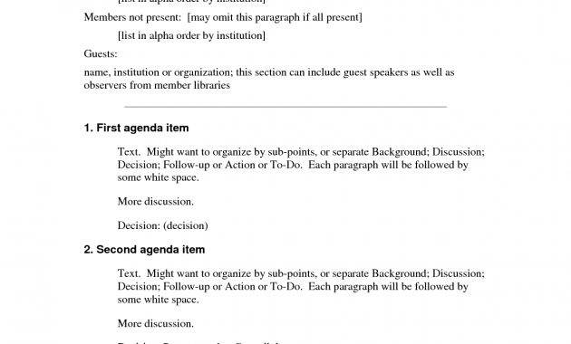 Template For Committee Meeting Minutes Google Search in measurements 1275 X 1650