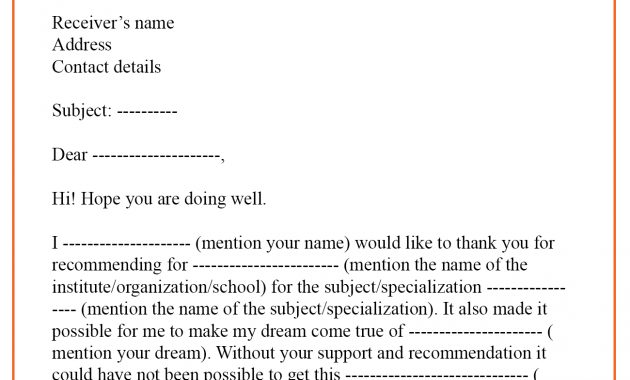 Thank You For Agreeing To Write A Letter Of Recommendation inside measurements 1300 X 1806