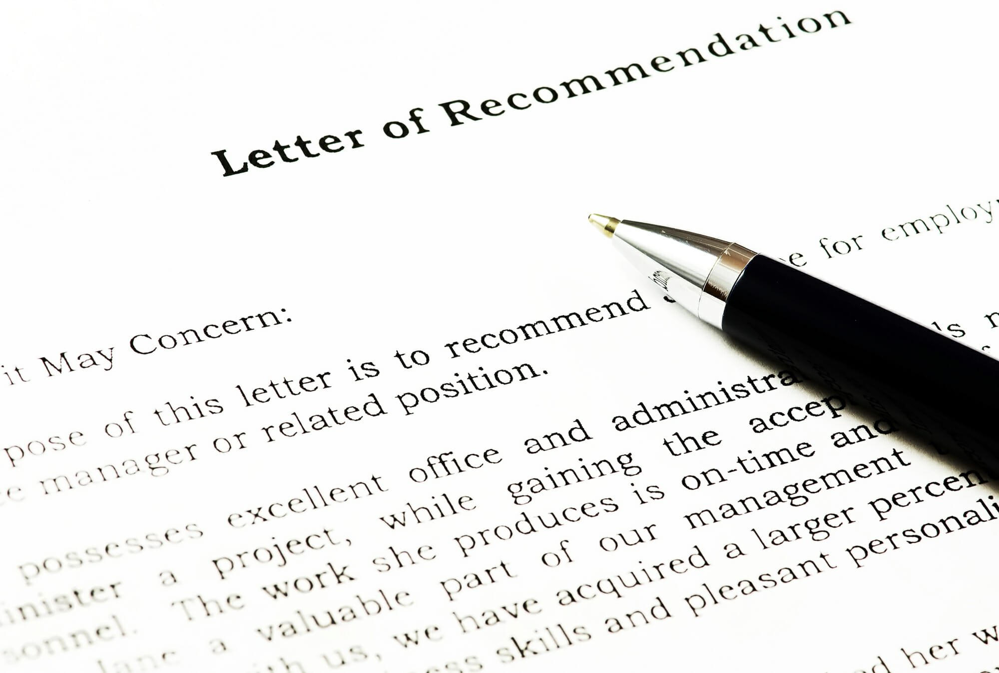 The Art And Science Of An Airline Letter Of Recommendation in sizing 2000 X 1347