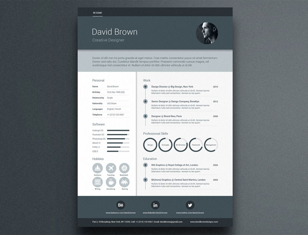 The Best Free Resume Templates Creative Bloq pertaining to size 1200 X 915