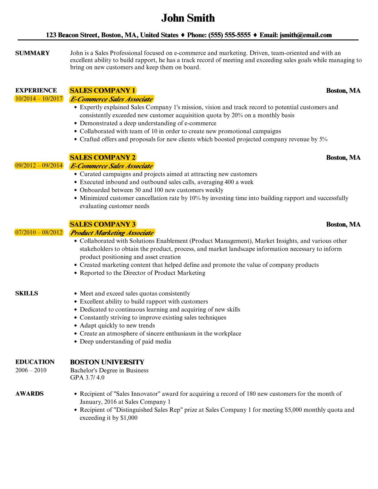 The Best Resume Format Reverse Chronological Velvet Jobs pertaining to size 1267 X 1640