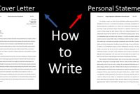 The Differences Between A Personal Statement A Cover with dimensions 1280 X 720