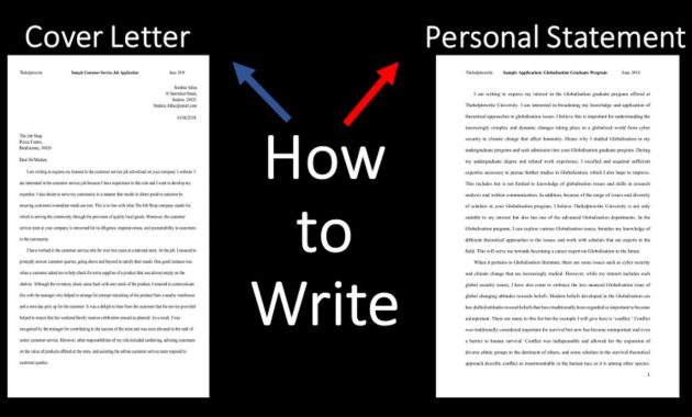 The Differences Between A Personal Statement A Cover with dimensions 1280 X 720