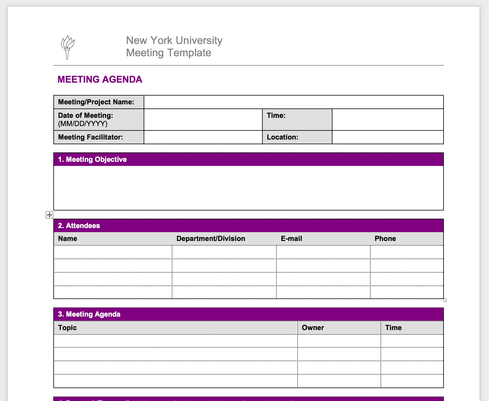 Recurring Meeting Minutes Template Excel • Invitation Template Ideas