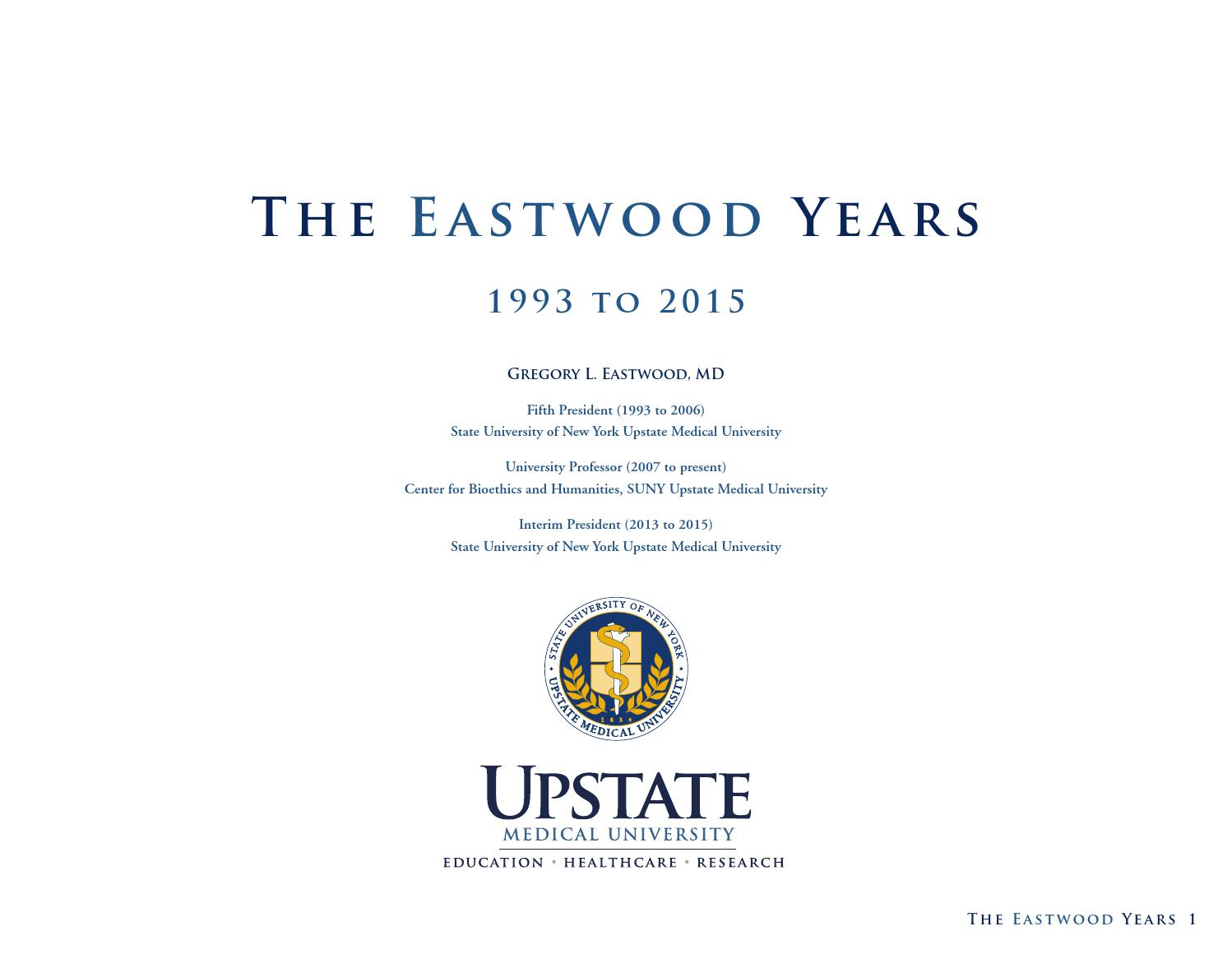 The Eastwood Years Upstate Medical University Upstate intended for measurements 1498 X 1177