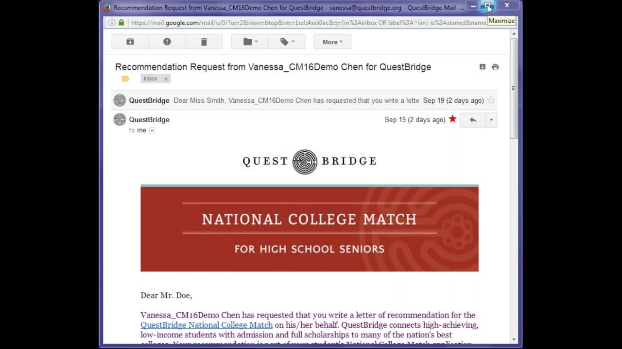 The National College Match Application An Inside Look For Educators throughout dimensions 1280 X 720