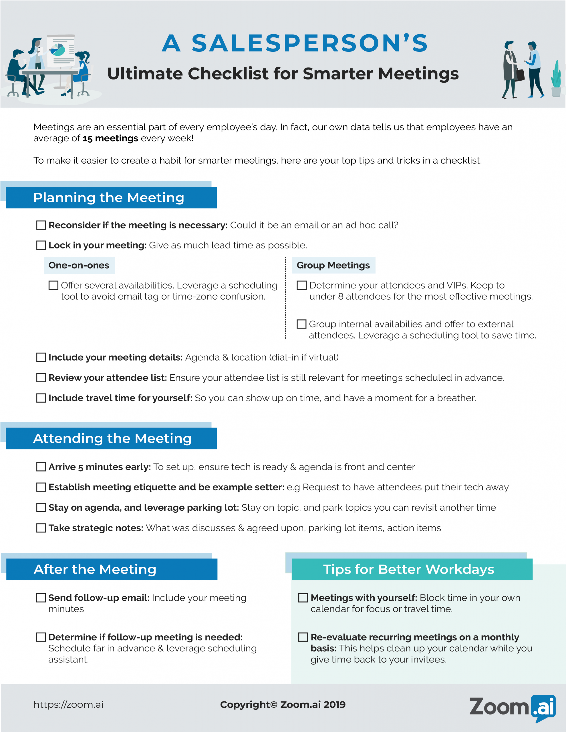 The Salespersons Ultimate Checklist For Smarter Meetings within sizing 3103 X 4015