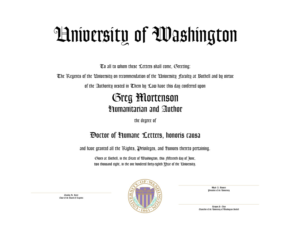 The University Of Washington Honorary Degrees for dimensions 1008 X 792