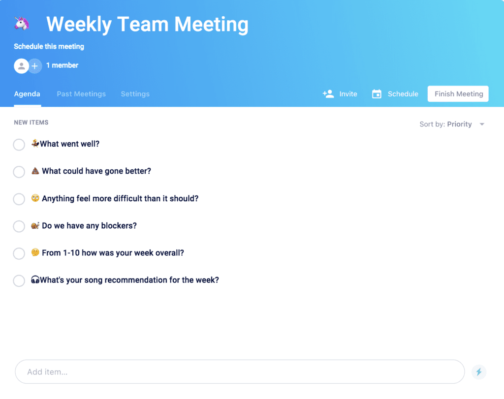 The Weekly Team Meeting Agenda Template That Every Manager pertaining to proportions 1024 X 811